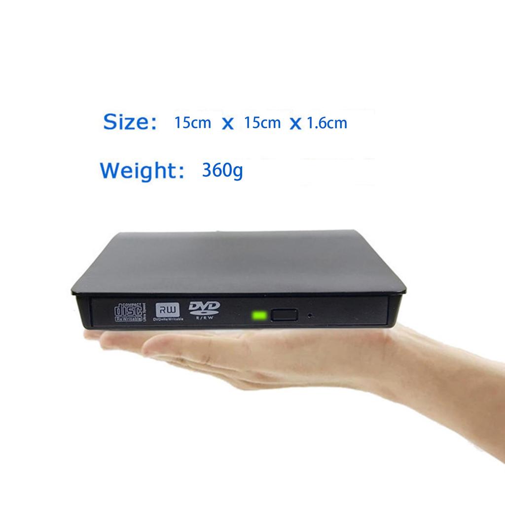 Neues Modell Tragbares KIMOCA Externes DVD Ultra Leise Hoch USB Dual Externes CD Lesen CD Extern Externes DVD Optisches Externes DVD Mac Windows Windows 11