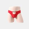 Men's Love Briefs Hollow Chain Design Thong Convex Bag Sexy Temptation Panties