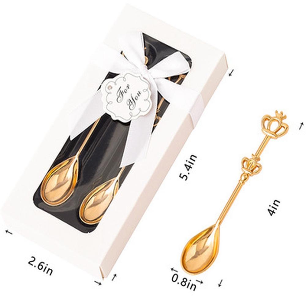 Crown Bar Dessert Tool Souvenir Stirring Scoop Coffee Spoon Tableware Tea Spoon Kitchen Supplies