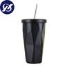 500ml Double Wall 304 Stainless Steel Coffee Bottle With Straw To Go Cold Beer Cup With Tumbler