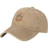 Campfire Life Graphic Baseball Cap Washed Cotton Dad Hat Adjustable Outdoor Casual Baseball Cap