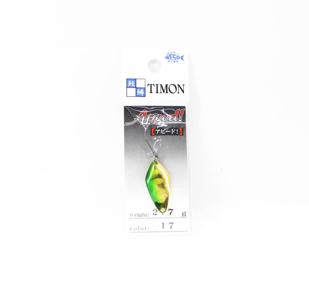 Jackall Timon Apeed Trout Spoon 2.7 Grams 17 Green Yamame (2328)