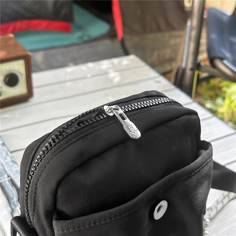 Tooling Style Small Square Bag Unisex Outdoor Crossbody Bag Waterproof Mobile Phone Shoulder Bag