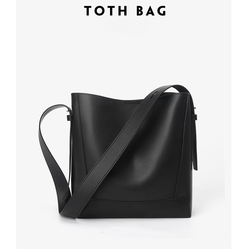 

Fashi genuine Leather Bucket Bag Women Trendy Shoulder Bag Handbag Tote Elegant Work Office Lady Top Handle Crossbody Purse