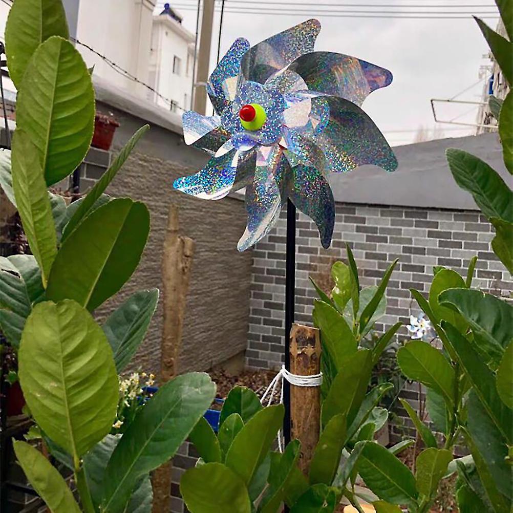 Touch Reflective Windmill Bird Repellers Bird Windmill Outdoor Birds Repellent PinWheels Reflective Windmill Bird Repellers