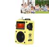 HRD‑701 Digital Radio Full Band Timing Support Memory Card Portable   Radio Music Player for Home Outdoor