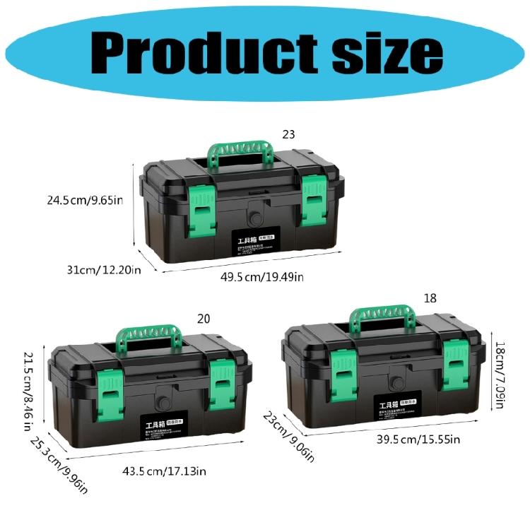 High Capacity Anti Crush Tool Container Weather Resistant Design Storage Box Hard Case For Worksites Efficiency