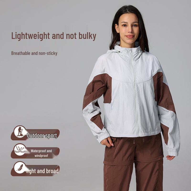 

Women s Convertible Lightweight Waterproof Jacket for Outdoor Activities Large
