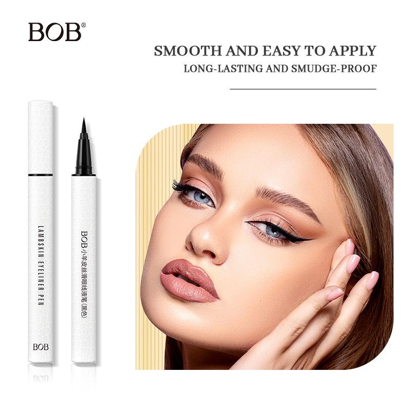 Special BOB Lambskin Silky Smooth Eyeliner Waterproof, Non-smudging and Non-makeup-off, Very Fine and Quick-drying Eyeliner Pen.