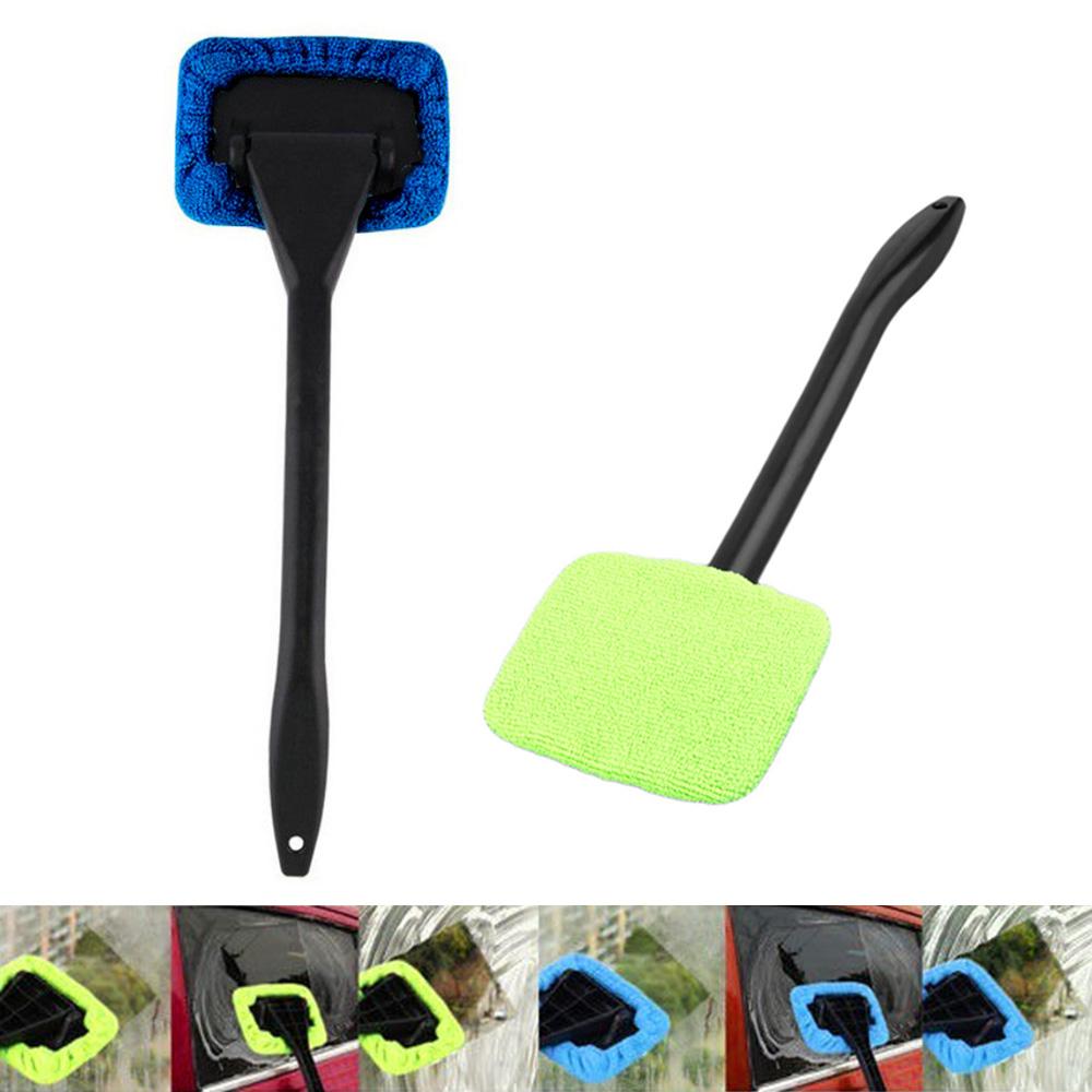 Car Window Cleaner Brush Kit Windshield Wiper Microfiber Brush Auto Cleaning Wash Tool With Long Handle Car Accessories