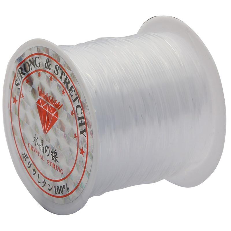 0.2-0.8mm Transparent Non-Elastic Fishing Line for Handmade DIY Jewelry: Bracelets, Necklaces, Beads