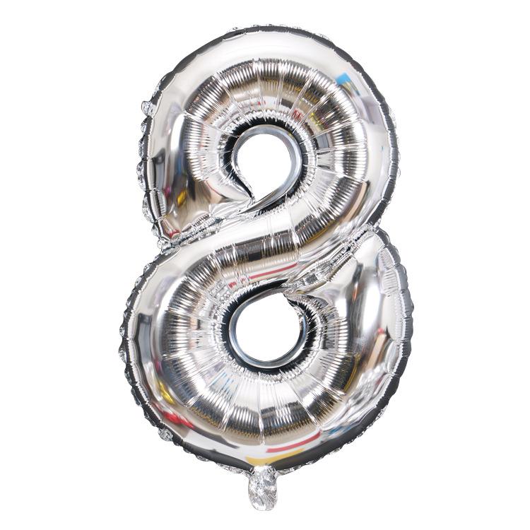 Gold Number Balloons 40 Inch Foil Balloon Adult Kids Birthday Anniversary Decoration Party Gold 0 1 2 3 4 5 6 7 8 9 Balloon