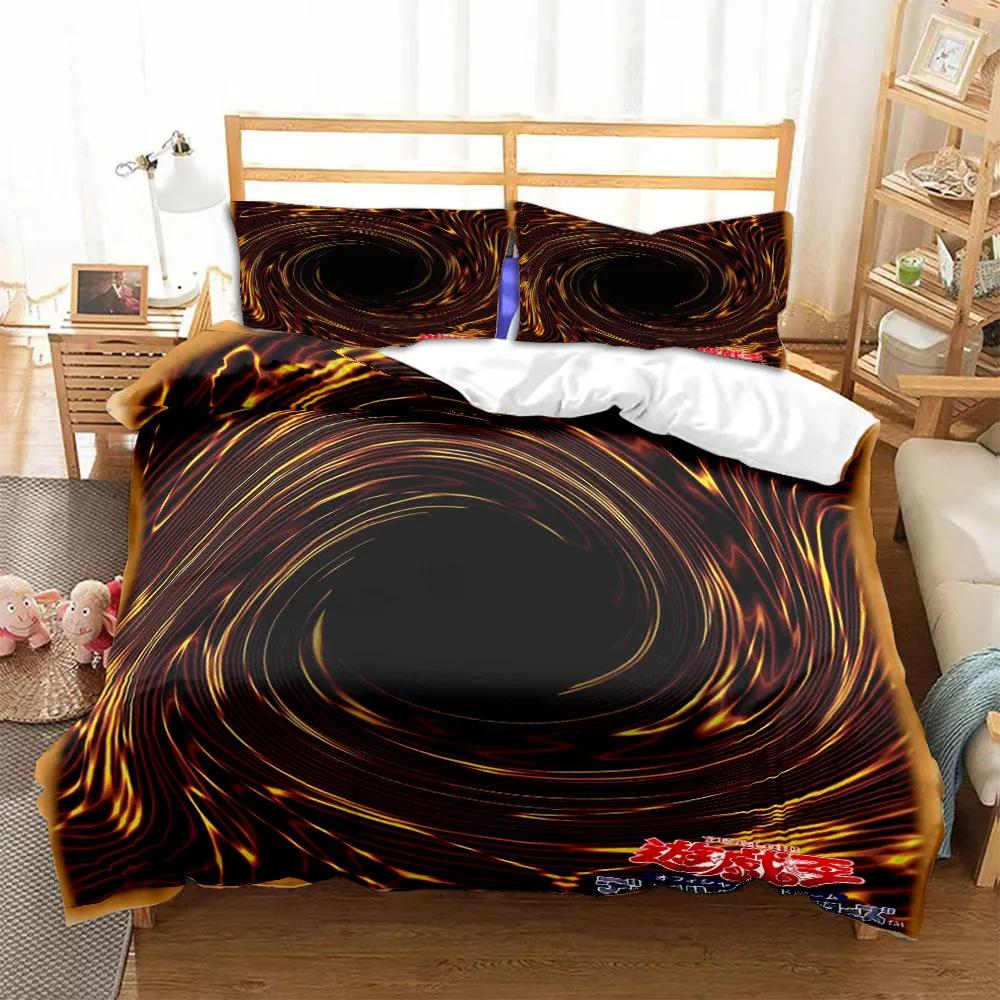 Animation Game King Card Duvet Set Cartoon Printing Bedding Set Three-Piece Set