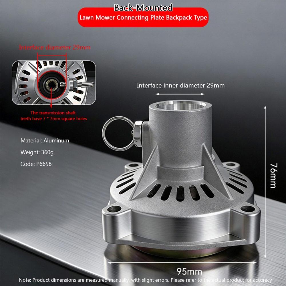 

Thickened Connecting Plate Pure Aluminum Sturdy Adapter Plate Durable Wear Resistant Base Plate Side Mount Type
