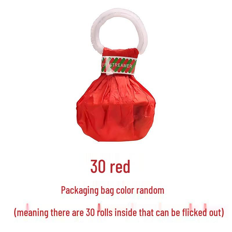 Handheld Ribbon Confetti Poppers - Colorful Wedding & Party Streamers