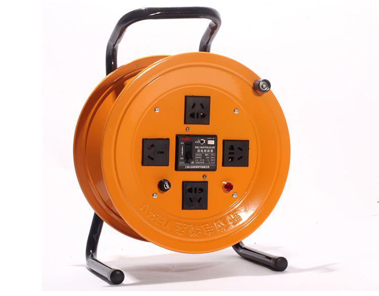220V Wild Leopard Cable Reel Extension Cord, Empty Winding Reel, Available in 1.5/2.5/30/50/100 Meters