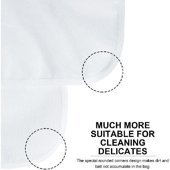 TENRAI 3 Pack (3 Medium) Delicates Laundry Bags, Bra Fine Mesh Wash Bag, Use YKK Zipper, Have Hanger Loops, Zippered, Protect Best Clothes in The