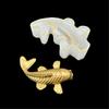 Flexible Mirrored Finish Carp Carp Silicone Mold For Resin Art Keychains Bookmarks DIY Projects Jewelry Making Tool
