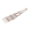 Equal Distance Measuring Ruler Stainless Steel Equidistant Ruler Equal Space Divider Leather Belt