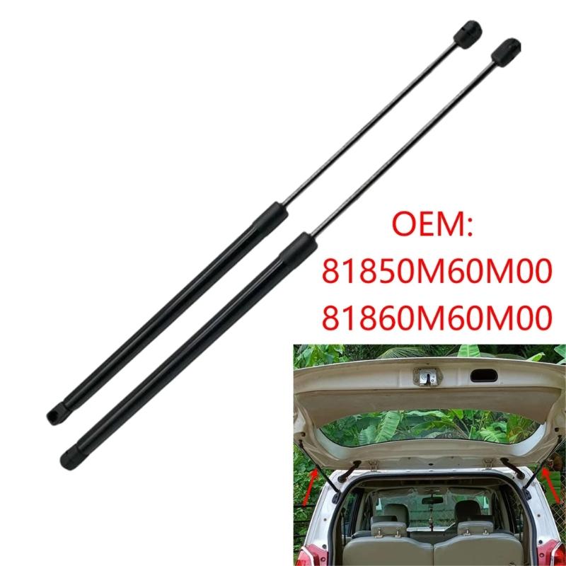 1 Pair Boot Gas Charged Spring Struts Damper for 81850-M60M00 81860-M60M00 Automotive Tailgate Lift Supports Replacement