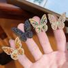 Colorful Copper Zirconia Butterfly Ring – Adjustable, High-Grade, Cute, and Stylish.