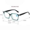 Vintage Anti Blue Light Square Reading Glasses Women For Man Myopia Customize Prescription Optical Lens Candy Eyeglasses Frame