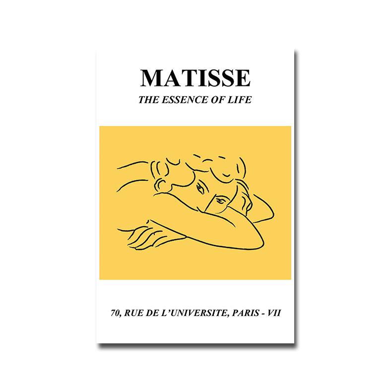 Henri Matisse Vintage Poster Abstract Line Art Print Mid Century Canvas Painting Modern Wall Picture For Living Room Home Decor