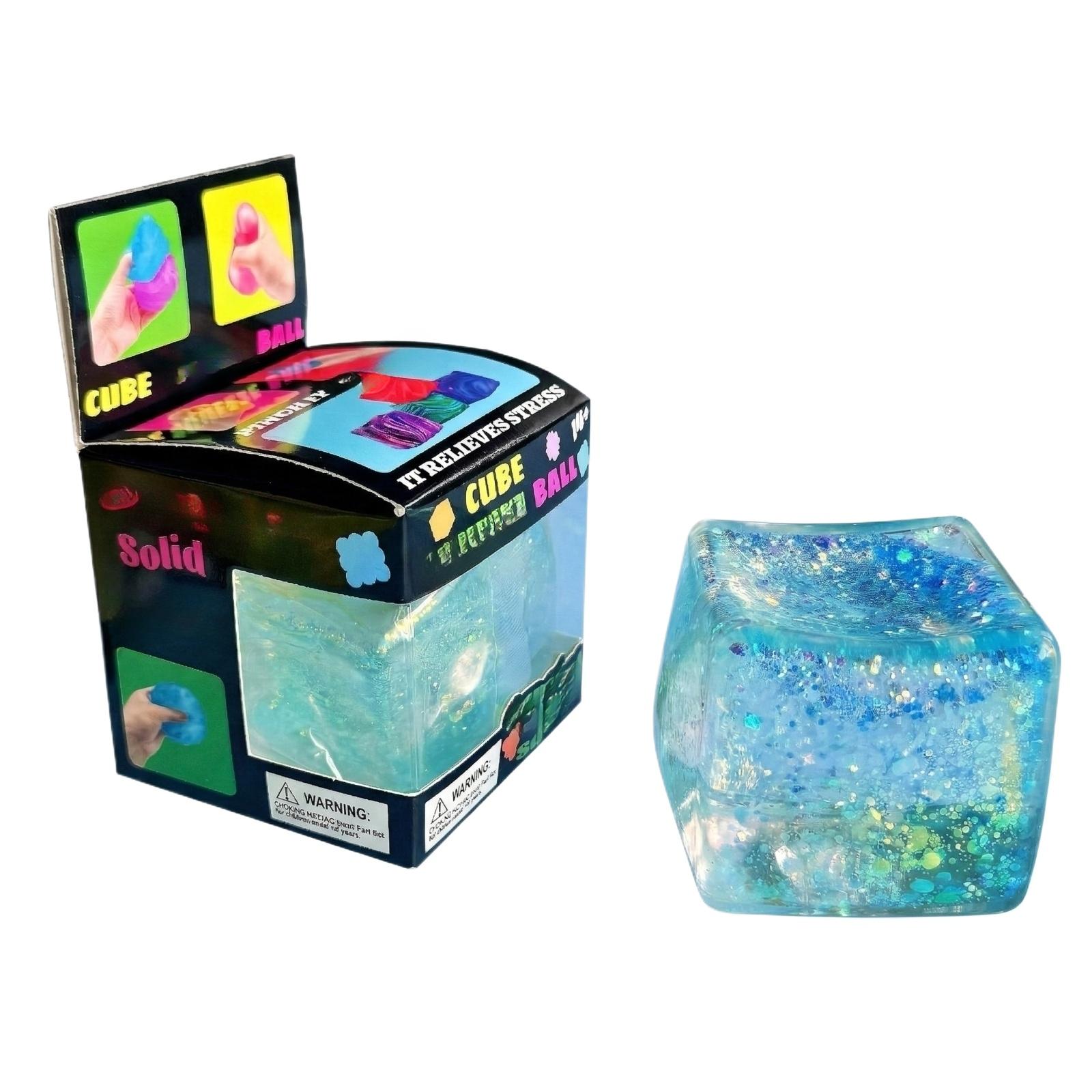 

Color-changing Dough Cylinder Toy, A Tactile Toy Containing A Soft Dough Filling - It Changes Color In Sunlight. синий