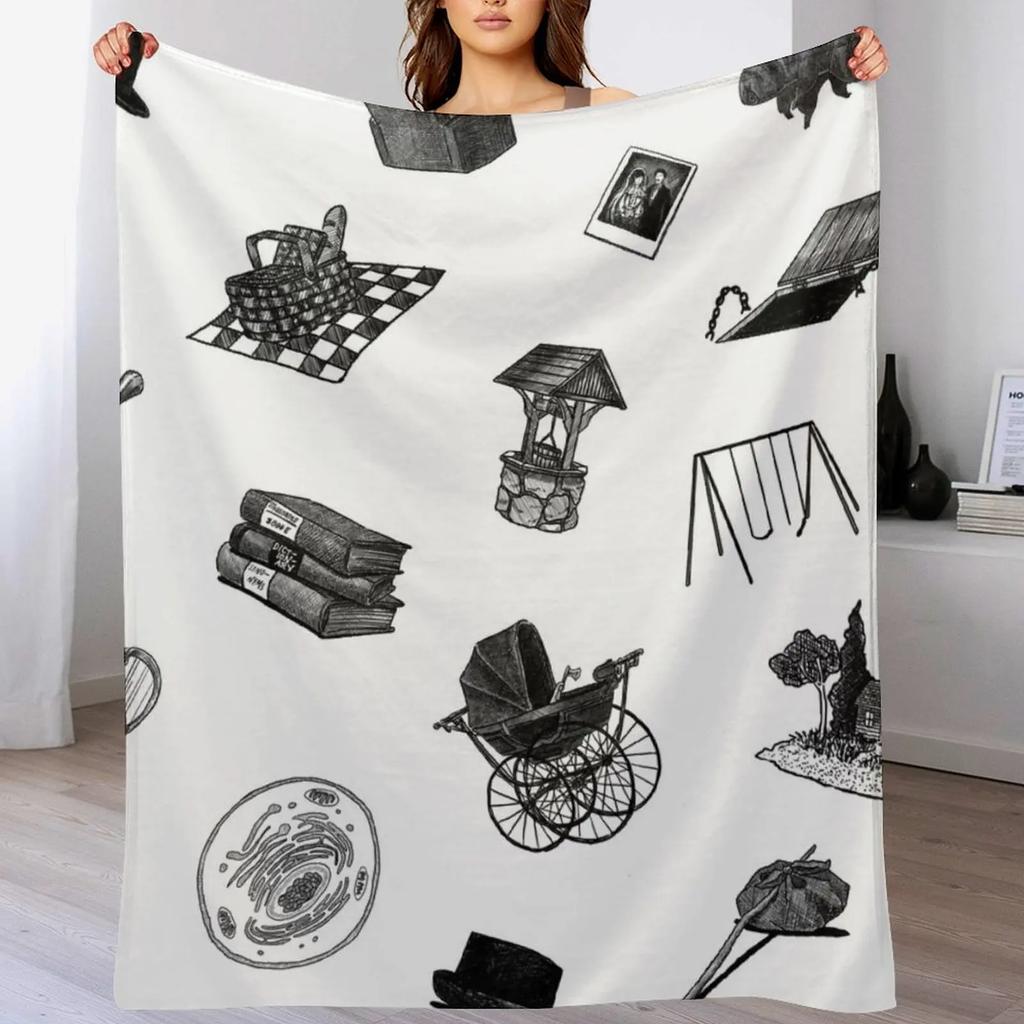 A Series of Small Heartbreaks Throw Blanket Warm Accent Blanket for Living Room Decoration