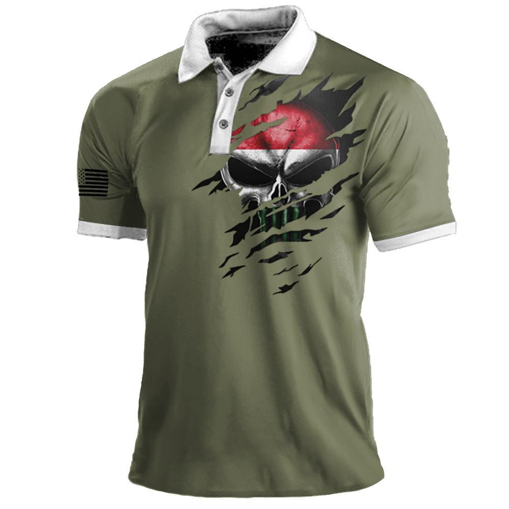 2026 short-sleeved casual men's polo shirt