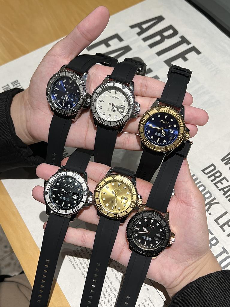 Submarine Type Watch for Man Silicone Band