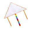 Aquilone Triangolare Vuoto Fai da Te Aquilone da Colorare per Bambini Aquilone da Volo all'Aperto Kit di Costruzione per Sport Educativi
