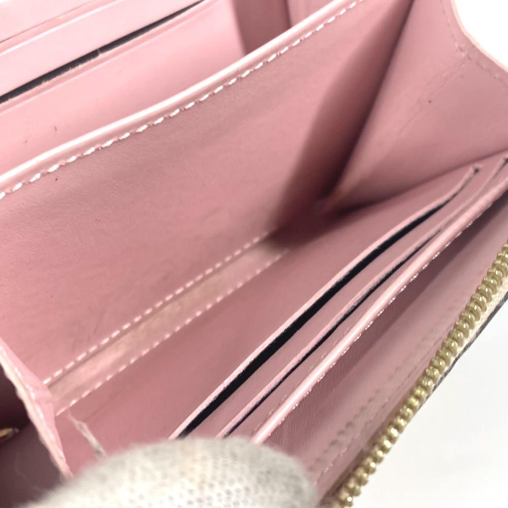 Louis Vuitton M58066  MonogramVernisRayures zip-around coin purse Wallet case