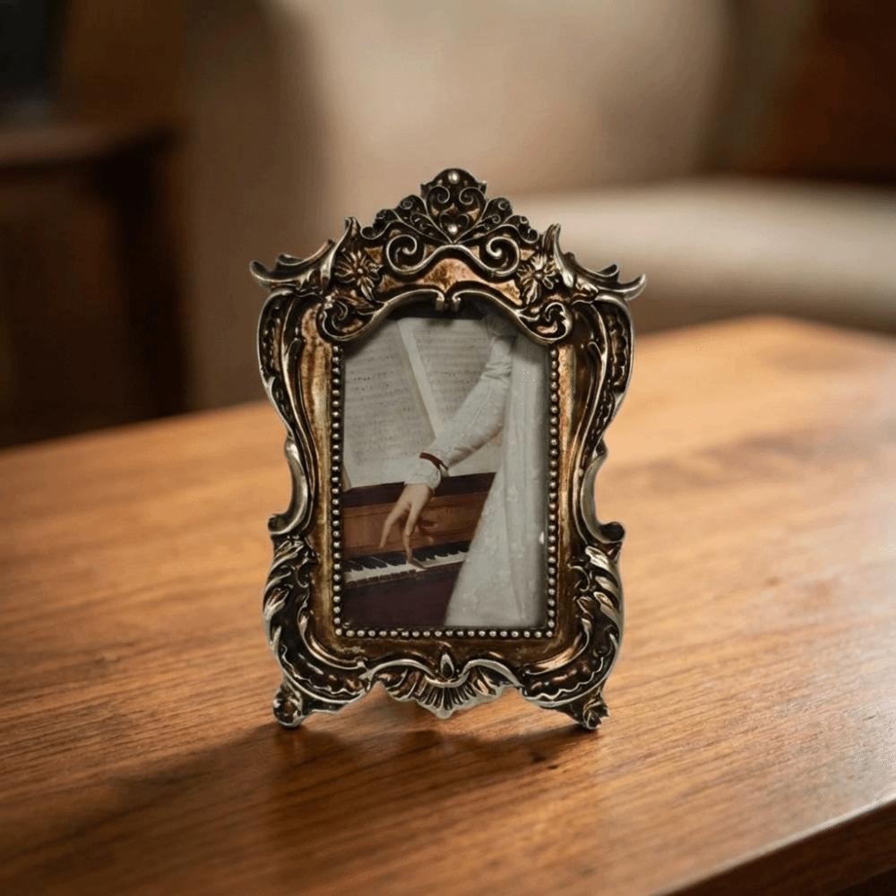 Rectangular French Baroque Photo Frame Resin Oil Picture Frame Photo Holder  Home Decor