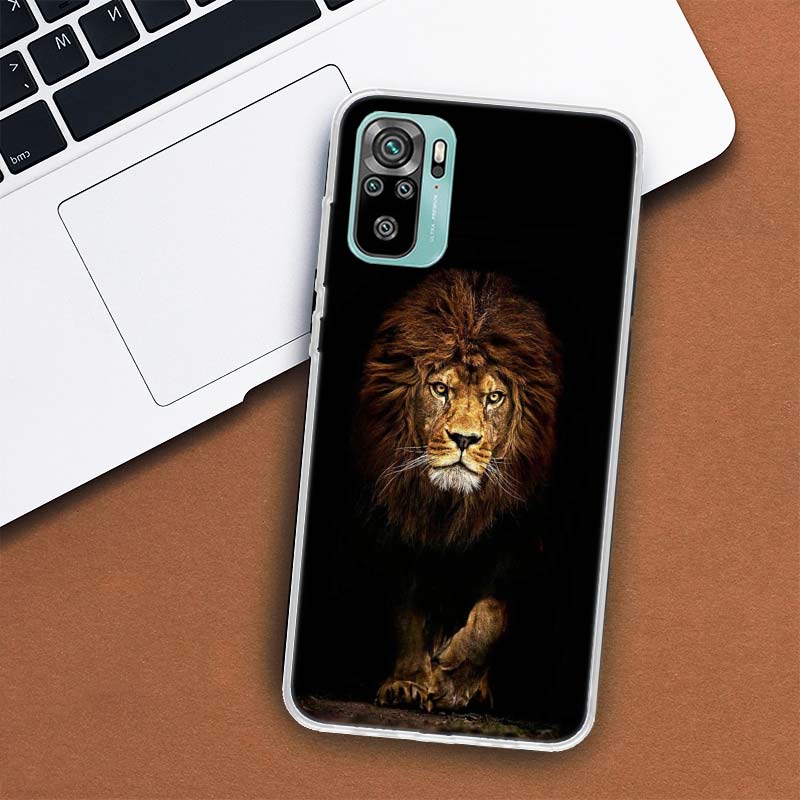 

Чехол для телефона Lion Alpha Male Cub для Xiaomi Redmi Note 10 Pro Max 10S 9 9S 9T 8 8T 11T 11S 11 5G 11E 7 6 5 4X Redmi Note 4 (4X)