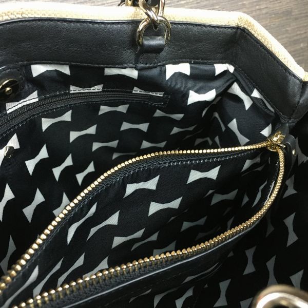Kate Spade Tote Bag Beige Ribbon Logo(USED)