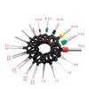 Automotive Plug Terminal Removal Tool Car Electrical Wire Crimp Connector Pin Extractor Kit Key Pin Removal Tools 11/18Pcs/set