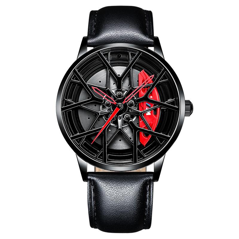 SVJ Watch Men's Original Movement Wheel Watch Hollow Three-dimensional Brake Disc Waterproof Forging Retrofitting Waterproof