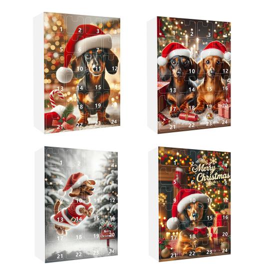 Adventskalender 2025 24 dager Jule-nedtellingskalender med morsom