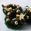 1Pc  6CM Dollhouse Miniature Mini Christmas Garland Wreath Model Dollhouse Decor Accessories
