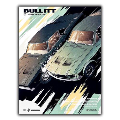 METAL WALL PLAQUE BULLITT Film Movie Advert poster sign printAluminum 20x30cm(7.8x11.8inch)