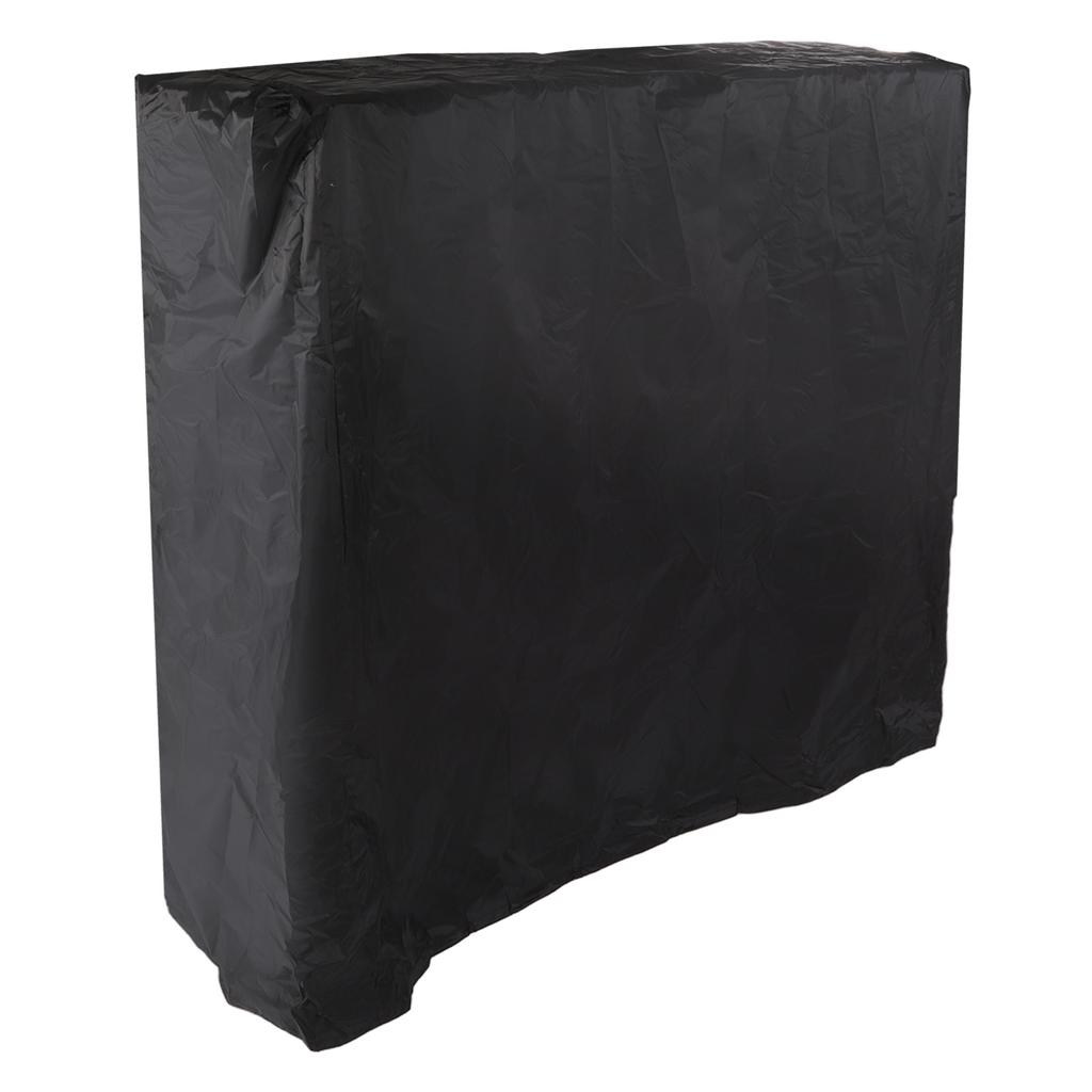 Ping Pong Table Cover Black Zippered 210 Silver Coated Waterproof Dustproof Tennis Table Cover for