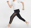 Nike T Shirts Women's White Crew Neck Moderate Straight Fit CU3235-100
