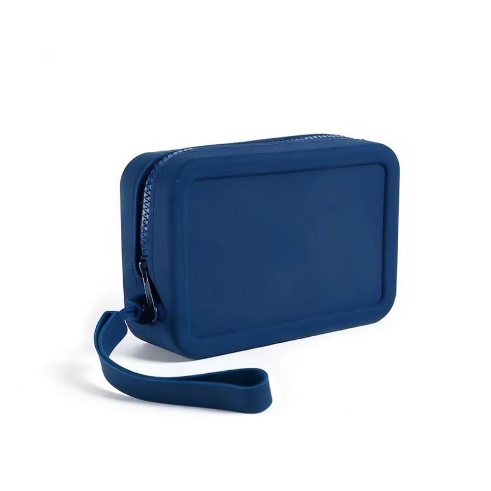 Silicone Cosmetic Makeup Bag Waterproof Storage Bag Wallet Toiletries Handbag  Holiday Gift