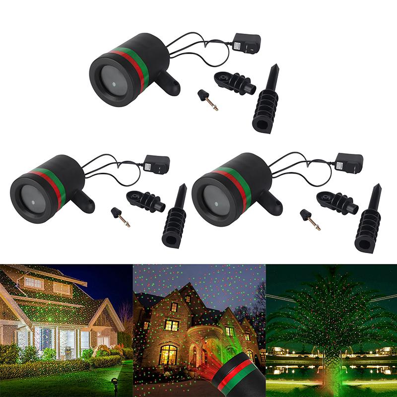 

Открытый газон водонепроницаемый светодиодный движущийся лазерный свет проектор Рождественская вечеринка Пейзажные лампы огни