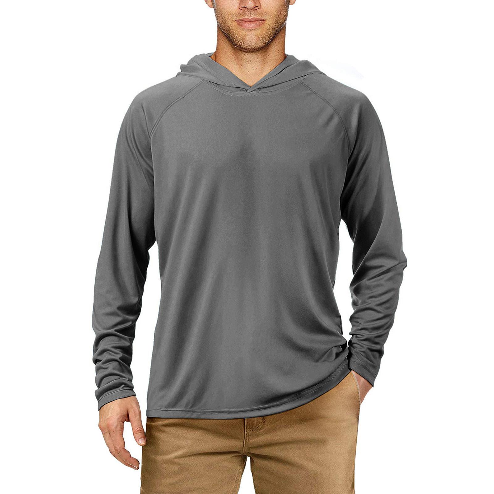 

Чоловіча куртка-вітрівка з капюшоном для активного відпочинку, пішого туризму та альпінізму, рибальський костюм, швидкосохнучий топ L