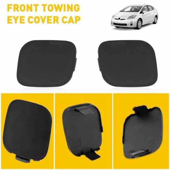 FOR 2010-2011 Toyota Prius Left Right Side Primed Bumper Tow Hook Cover EXV