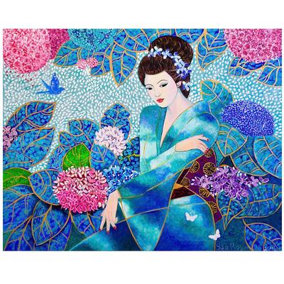 Diy Diamant Malerei japanische Frauen Diamant Stickerei voller Runde Stich Kreuz