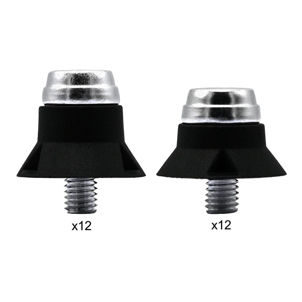 12 Pieces Soccer Boot Cleats Replacement Screw in Thread Screw 5mm Dia Stable Non Slip Football Boot Studs 13/16mm Accessories