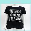 Premium Quality Women T-shirts Game Of Thrones Short Sleeve Letter Design